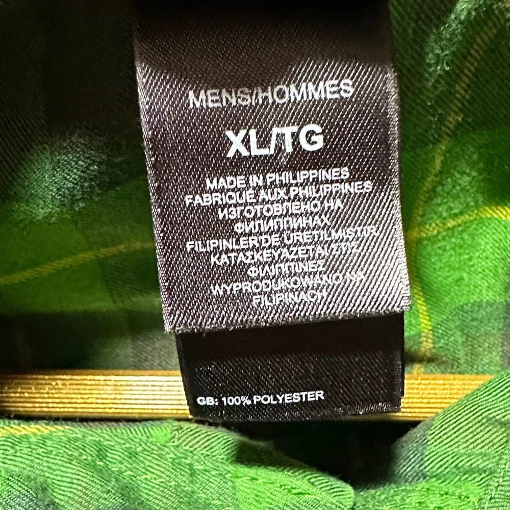 The North Face Green Plaid Snap Up Shirt